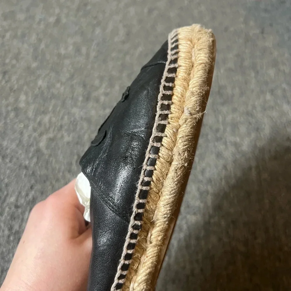 Chanel Black Espadrilles, size 37